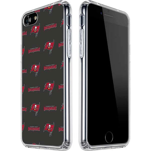 NFL Tampa Bay Buccaneers Blitz Series iPhone SE (2nd & 3rd Gen) Clear Case