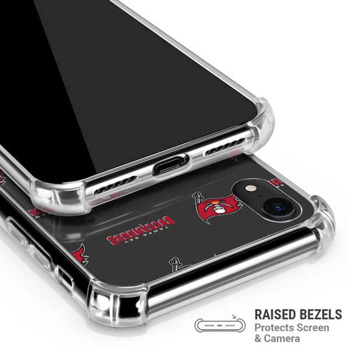 NFL Tampa Bay Buccaneers Blitz Series iPhone XR Clear Case