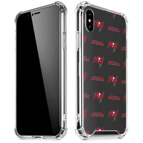 NFL Tampa Bay Buccaneers Blitz Series iPhone XS Max Clear Case