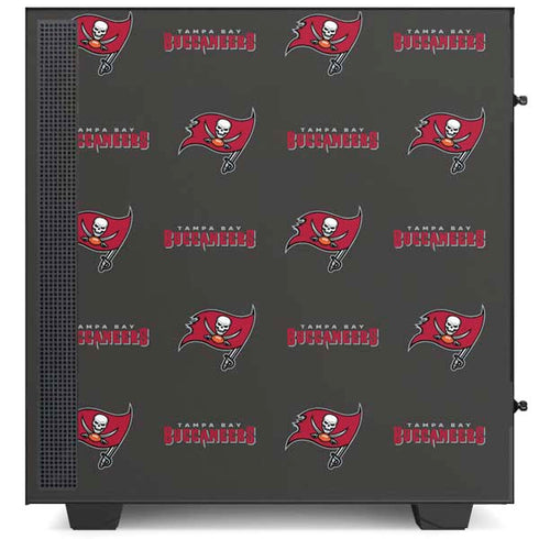 NFL Tampa Bay Buccaneers Blitz Series NZXT H510 Compact ATX Mid-Tower Case Skin