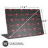 NFL Tampa Bay Buccaneers Blitz Series Universal Laptop 14in (11.4 x 8.2in) Skin