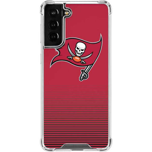 NFL Tampa Bay Buccaneers Breakaway Galaxy S22 Plus Clear Case