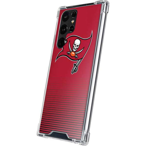 NFL Tampa Bay Buccaneers Breakaway Galaxy S22 Ultra Clear Case
