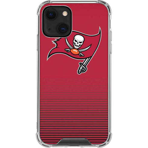 NFL Tampa Bay Buccaneers Breakaway iPhone 13 Mini Clear Case