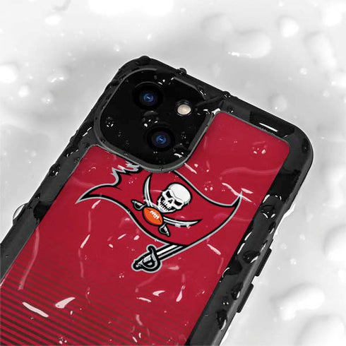 NFL Tampa Bay Buccaneers Breakaway iPhone 13 Mini Waterproof Case
