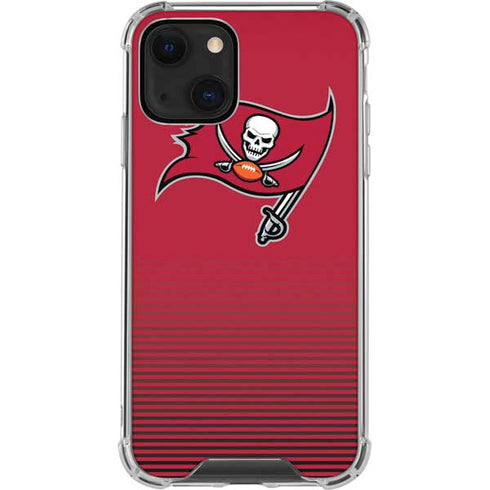 NFL Tampa Bay Buccaneers Breakaway iPhone 14 Plus Clear Case