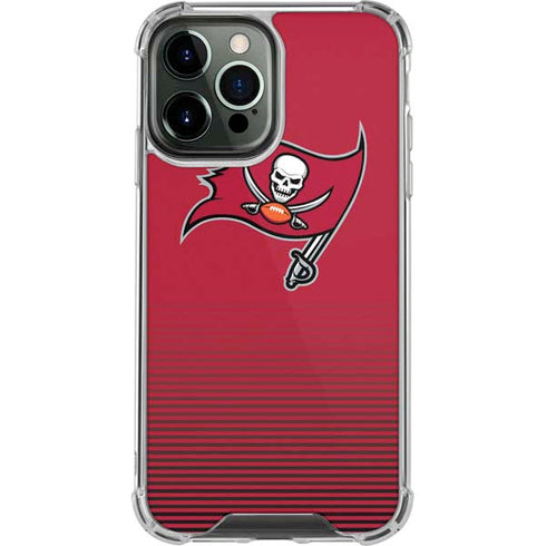 NFL Tampa Bay Buccaneers Breakaway iPhone 14 Pro Max Clear Case