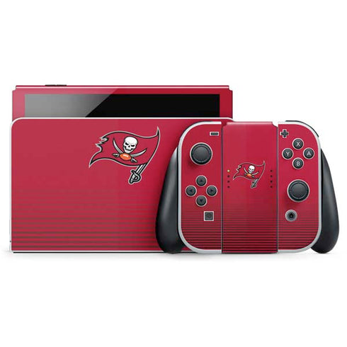 NFL Tampa Bay Buccaneers Breakaway Nintendo Switch OLED (2021) Skin