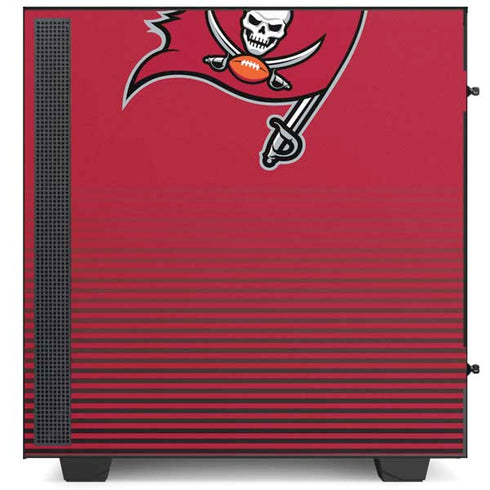 NFL Tampa Bay Buccaneers Breakaway NZXT H510 Compact ATX Mid-Tower Case Skin