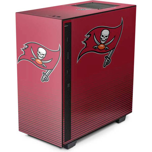 NFL Tampa Bay Buccaneers Breakaway NZXT H510 Compact ATX Mid-Tower Case Skin