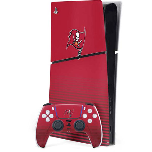 NFL Tampa Bay Buccaneers Breakaway PS5 Slim Digital Edition Console Skin