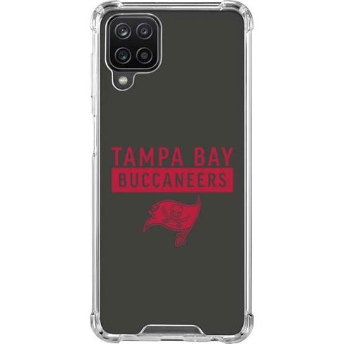 NFL Tampa Bay Buccaneers Brown Performance Series Galaxy A12 Clear Case