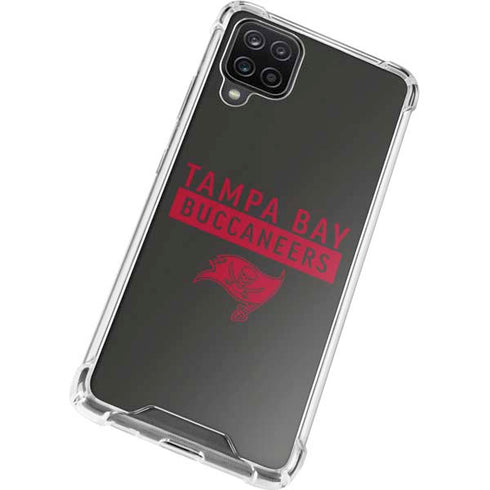 NFL Tampa Bay Buccaneers Brown Performance Series Galaxy A12 Clear Case