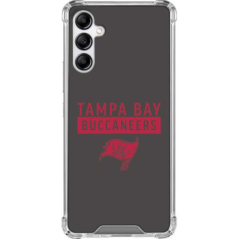 NFL Tampa Bay Buccaneers Brown Performance Series Galaxy A14 5G Clear Case