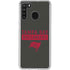 NFL Tampa Bay Buccaneers Brown Performance Series Galaxy A21 Clear Case