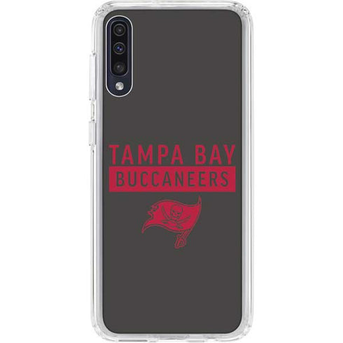 NFL Tampa Bay Buccaneers Brown Performance Series Galaxy A50 Clear Case