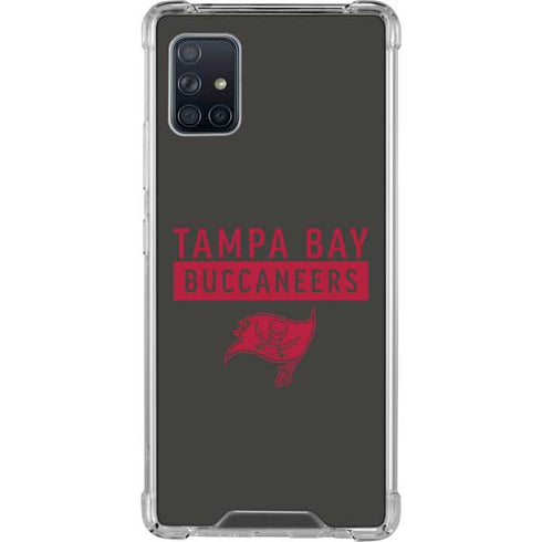 NFL Tampa Bay Buccaneers Brown Performance Series Galaxy A51 5G Clear Case