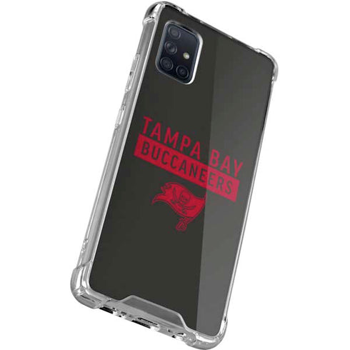 NFL Tampa Bay Buccaneers Brown Performance Series Galaxy A51 5G Clear Case