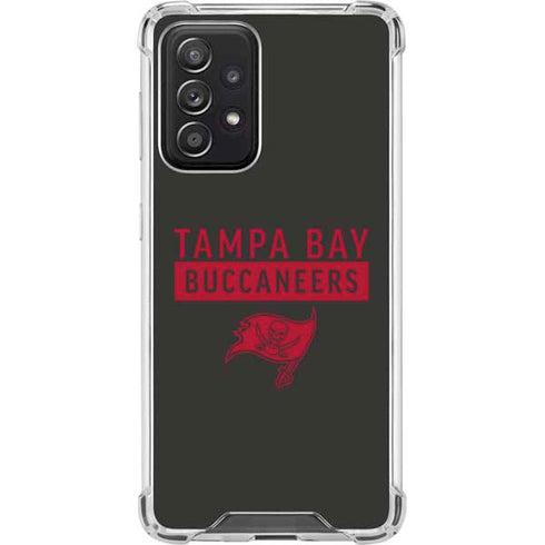 NFL Tampa Bay Buccaneers Brown Performance Series Galaxy A52 5G Clear Case