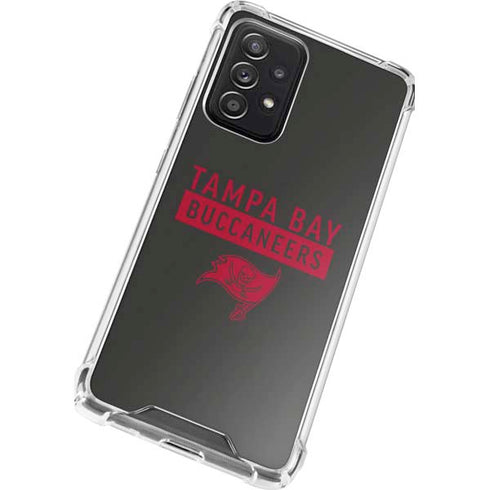 NFL Tampa Bay Buccaneers Brown Performance Series Galaxy A52 5G Clear Case