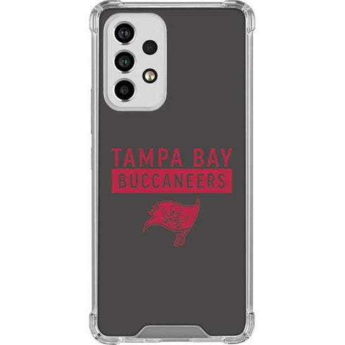 NFL Tampa Bay Buccaneers Brown Performance Series Galaxy A53 5G Clear Case