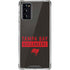 NFL Tampa Bay Buccaneers Brown Performance Series Galaxy Note20 5G Clear Case