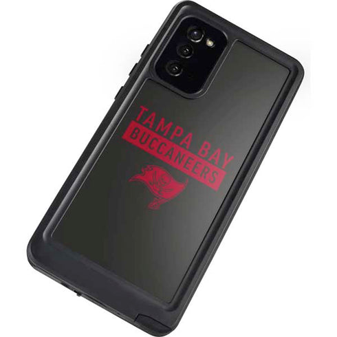 NFL Tampa Bay Buccaneers Brown Performance Series Galaxy Note20 5G Waterproof Case