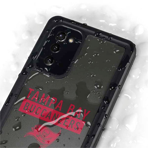 NFL Tampa Bay Buccaneers Brown Performance Series Galaxy Note20 5G Waterproof Case