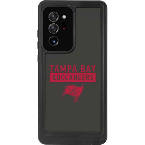 NFL Tampa Bay Buccaneers Brown Performance Series Galaxy Note20 Ultra 5G Waterproof Case
