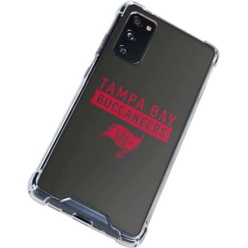 NFL Tampa Bay Buccaneers Brown Performance Series Galaxy S20 FE Clear Case