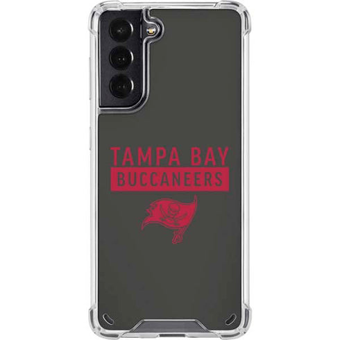 NFL Tampa Bay Buccaneers Brown Performance Series Galaxy S21 5G Clear Case