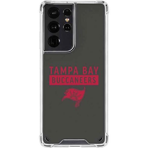 NFL Tampa Bay Buccaneers Brown Performance Series Galaxy S21 Ultra 5G Clear Case