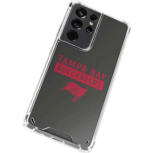 NFL Tampa Bay Buccaneers Brown Performance Series Galaxy S21 Ultra 5G Clear Case