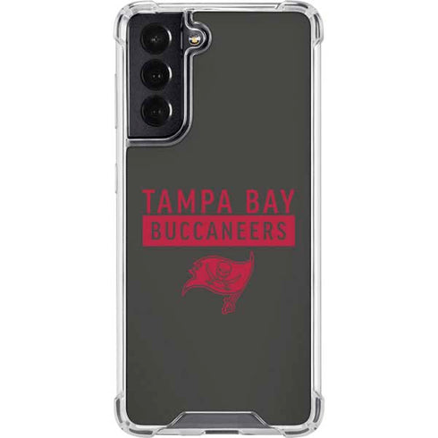 NFL Tampa Bay Buccaneers Brown Performance Series Galaxy S22 Clear Case
