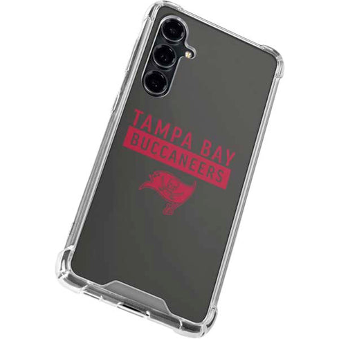 NFL Tampa Bay Buccaneers Brown Performance Series Galaxy S23 FE Clear Case