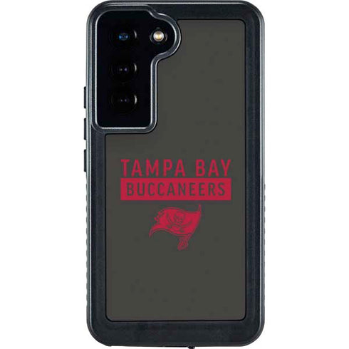 NFL Tampa Bay Buccaneers Brown Performance Series Galaxy S23 Waterproof Case