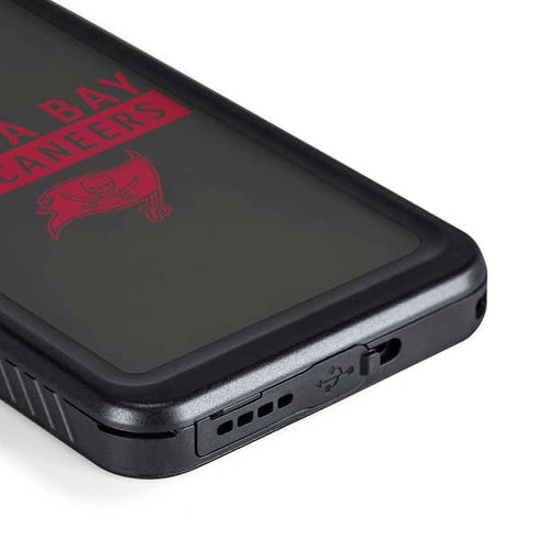 NFL Tampa Bay Buccaneers Brown Performance Series Galaxy S23 Waterproof Case