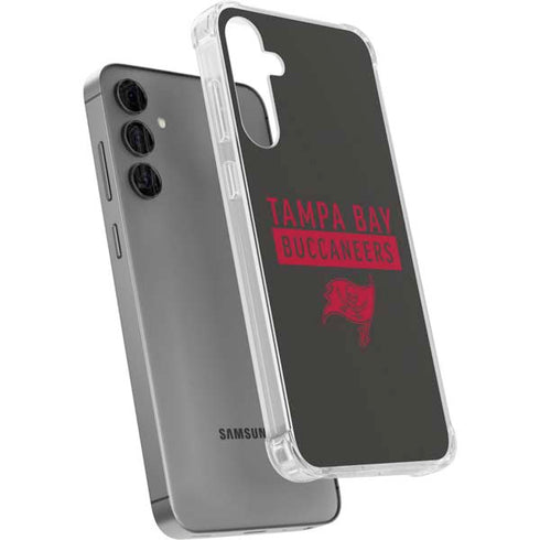 NFL Tampa Bay Buccaneers Brown Performance Series Galaxy S24 Plus Clear Case