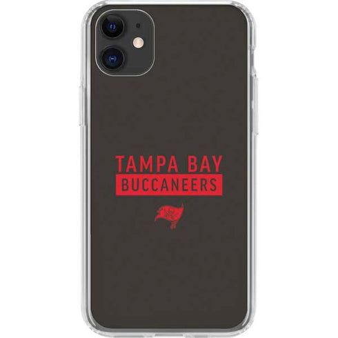 NFL Tampa Bay Buccaneers Brown Performance Series iPhone 11 Clear Case
