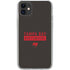 NFL Tampa Bay Buccaneers Brown Performance Series iPhone 11 Clear Case
