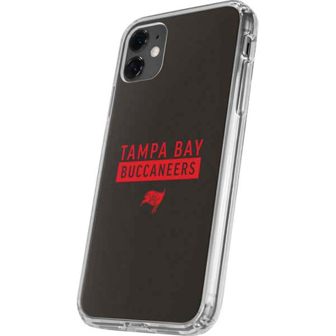 NFL Tampa Bay Buccaneers Brown Performance Series iPhone 11 Clear Case