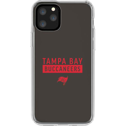 NFL Tampa Bay Buccaneers Brown Performance Series iPhone 11 Pro Clear Case