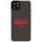 NFL Tampa Bay Buccaneers Brown Performance Series iPhone 11 Pro Clear Case