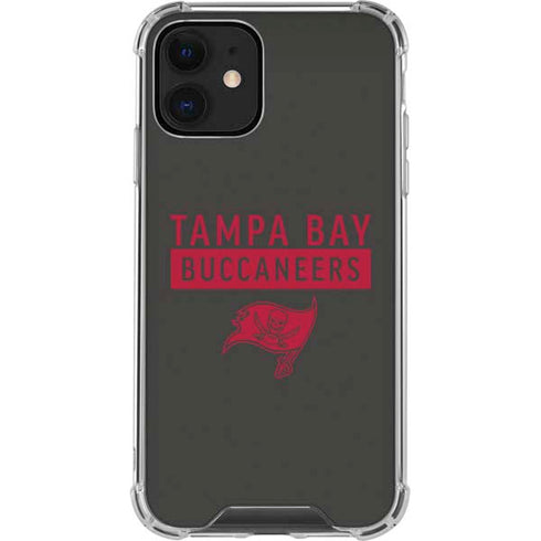 NFL Tampa Bay Buccaneers Brown Performance Series iPhone 12 Clear Case