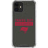 NFL Tampa Bay Buccaneers Brown Performance Series iPhone 12 Clear Case
