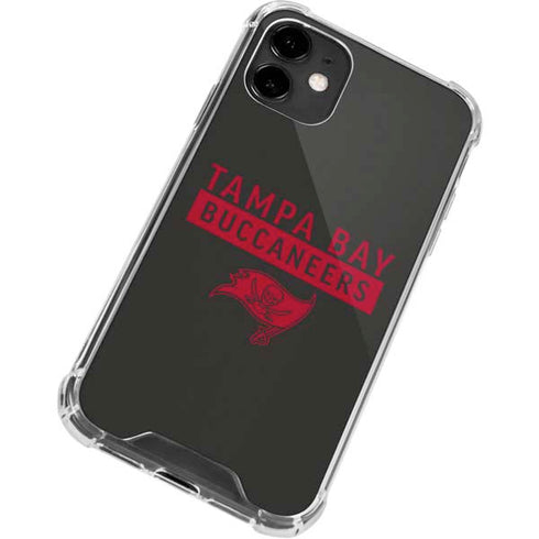 NFL Tampa Bay Buccaneers Brown Performance Series iPhone 12 Clear Case