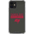 NFL Tampa Bay Buccaneers Brown Performance Series iPhone 12 Mini Clear Case