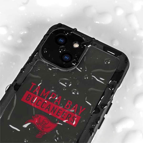 NFL Tampa Bay Buccaneers Brown Performance Series iPhone 13 Mini Waterproof Case