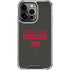 NFL Tampa Bay Buccaneers Brown Performance Series iPhone 13 Pro Clear Case