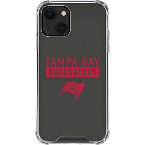 NFL Tampa Bay Buccaneers Brown Performance Series iPhone 14 Plus Clear Case